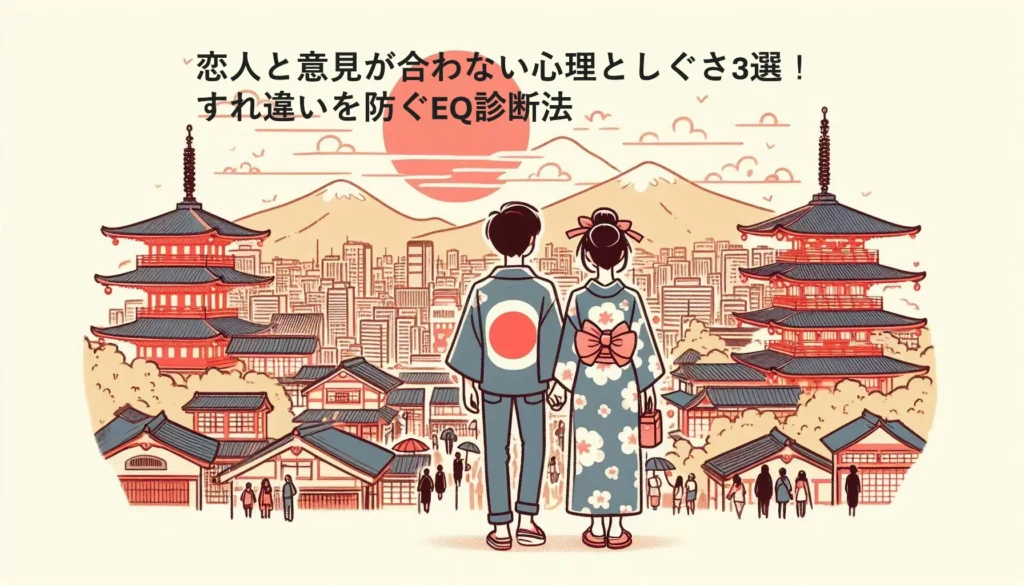 恋人と意見が合わない心理としぐさ